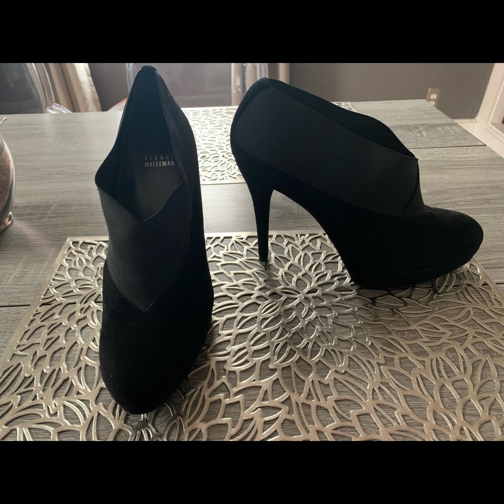 Stuart Weitzman suede booties